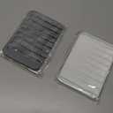 Mcyye Self Draining Soap Dishes, Premium Silicone Soap Holder & Saver for Shower, Bathroom, Kitchen, Bath Tub, Razor, Sponges, Drains Water Very Well, Can Extend Soap Life, Easy Clean (White, Gray)