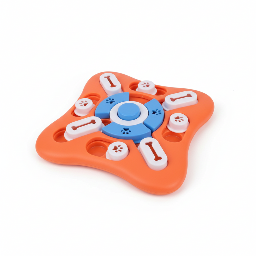 Dog Puzzle Toys, Treat Dispensing Dog Enrichment Toys for IQ Training and Brain Stimulation, Interactive Mentally Stimulating Toys as Gifts for Puppies, Cats, Dogs