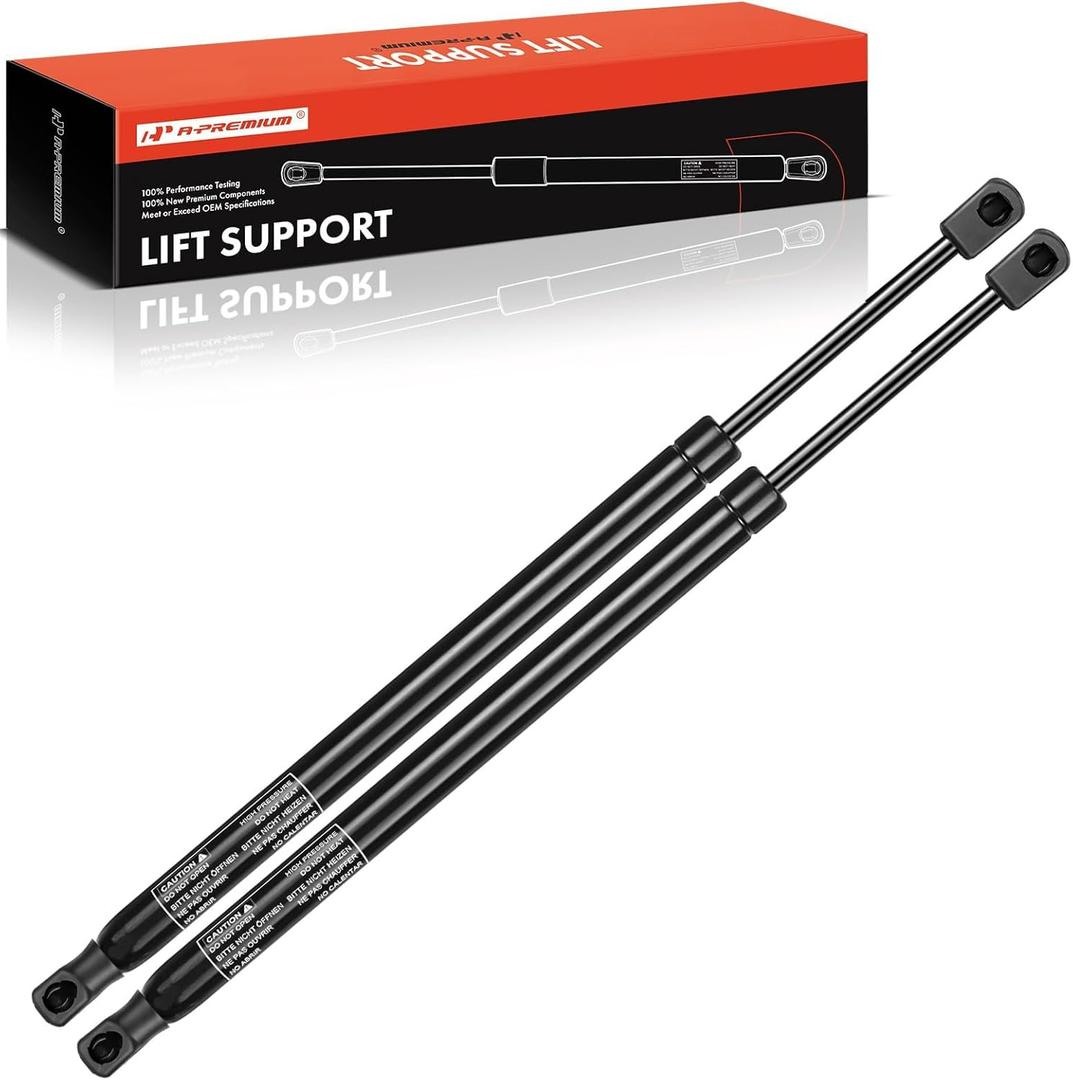 A-Premium Front Hood Lift Supports Shock Struts Compatible with Select BMW Models - E70 Series X5 2007-2013, E71/E72 Series X6 2008-2014, Sport Utility - Replace# 51237148346(2PC Set)