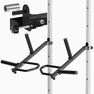 VivaZen Adjustable Jammer Arms for 2"x2" Power Racks  Heavy Duty Lever Arm Attachment with MultiGrip Handles for Home Gym  Fits 5/8" & 1" Holes  650LB Capacity for Belt Squat, Chest Press, Rows & Deadlifts