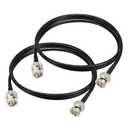Superbat 3G/6G HD SDI Cable BNC Cable 3ft Thin Short (Belden 1855A) Supports HD-SDI/3G-SDI/4K/8K Camera Recorder Precision SDI Video Cable (2pcs)