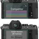 2 x Mr.Shield [3-Pack] Screen Protector For Fujifilm X-E3, X-S10, X-A1, X-A2, X-M1, XE3, XS10, XA1, XA2, XM1 Camera [Tempered Glass] [Japan Glass with 9H Hardness] Screen Protector