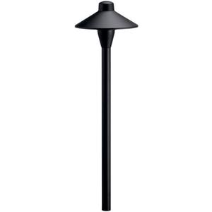 Kichler 12V 6.75" Path Light Textured Black, 21.00x6.75x6.75