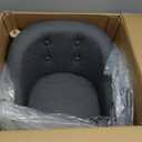 Single Linen Fabric Kids Armchair, Toddler Sofa and Couch with Wooden Legs, Ideal Children Seat for Children Gift (Gray)