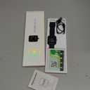 Tensky Smart Watch for Men/Women Android & iPhone, Alexa Built-in, 1.8" Touch Screen Fitness Tracker with Answer/Make Calls, 3ATM Waterproof Heart Rate/Sleep/SpO2 Monitor, Pedometer, 100+ Sport Modes (Black)