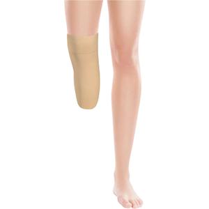 Truform-OTC Below Knee BK Stump Shrinker, Limb Compression with Ventilation, Amputee Care, Beige, Medium (12-16" Calf)
