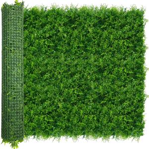 ODTORY Artificial Plants Hedge Wall Panels54x120 Inch (45 sqft) UV-Anti Greenery Boxwood Fence Privacy Screen, Faux Ivy Grass Wall with Fake Leaves for Indoor Outdoor Background Covering