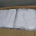 100 Pcs White Washable Removable Universal for Wedding Party Dining Banquet Polyester Spandex Stretch Slipcovers Chair Covers