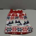 Christmas Dog Sweaters for Small Medium Large Dogs and Cats,Pet Soft Warm Holiday Outfit Girl & Boy,Pup Winter Clothes Turtleneck Double Knitting Collar for Outdoors Playing (Deer, M)