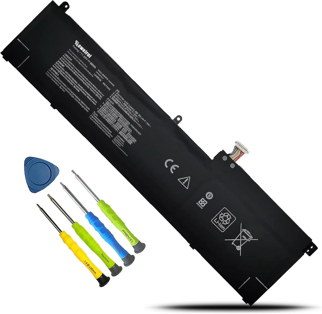 C32N2002 96Wh 6-Cell Laptop Battery Compatible with Asus ZenBook Pro 15 UX535 UX535LI UX564PH Flip 15 UX535LI UX564EH UX564EI UX564PH Series Notebook 0B200-03770000 11.55V 8380mAh