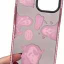 Cute Skull Skeleton Case for iPhone 16 Plus 6.7 inch, Scream Horror Movie Printed, Soft TPU Clear Kawaii Shockproof Cover for Women Girls Cool Funny Cartoon Halloween Phone Cases for iPhone 16 Plus