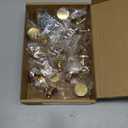 Ravinte 30 Pack Solid Single Hole Kitchen Round Cabinet Knobs Champagne Bronze Pulls Drawer Knobs Kitchen Cabinet Hardware Handles