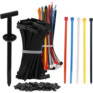200 Pcs Heavy Duty Nylon Cable Ties for Automotive Body & Trim Clips, Self-Locking Zip Ties for Car Body, Replacement Parts & Outdoor Use - Strong Adjustable Plastic Fasteners