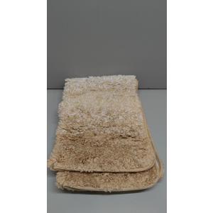 OLANLY Bathroom Rugs Mat 36x24, Extra Soft Absorbent Microfiber Bath Rugs, Rubber Backing, Quick Dry, Machine Washable Bath Mats for Bathroom Floor, Tub and Shower, Home Decor Accessories, Beige