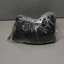 DoYiKe Extra Large Storage Duffle Bag with Zippers and Handles, Big Foldable Duffle Bag for Travel (Medium-31.5"(L) X 11.8"(W) X 16.5"(H), Black Canvas)