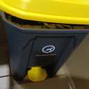 Outdoor Dog Poop Trash Can with Pooper Scooper & 60 Free Poop Bags -20 L/5.2 Gallon Dog Waste Trash Can Pet Waste Disposal Station with Inner Bucket - Metal Dog Pooper Scooper Great Dogs