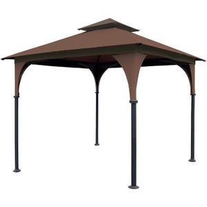 SCOCANOPY Replacement Canopy Top for 8' x 8' Gazebo #L-GZ375PST,(Brown)