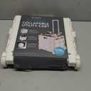 Simplify Large Tote & Go Collapsible Utility Cart | Dimensions: 16.5"x 14.6"x 15.8" | Portable | Collapses |77 Pound Capacity | Durable | White.