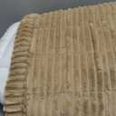 Couch Cover for Dogs Washable, Fuzzy Pet Couch Covers for 3 Cushion Sofa Pet Friendly, Non Slip Sofa Cover (Light Brown, 27.6" x 82.7"/70 x 210cm)