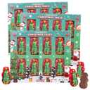 Mini Chocolatey Christmas Trees, Individually Foil Wrapped Candies, Festive Stocking Stuffer Gifts, 8 Pieces Inside Each, 1.83 Ounces (Pack of 3) (EXP 04/27/26)