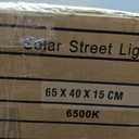 Deepn Solar Street Lights 10000W Commercial Grade Aluminum Parking Lot Lights LED Security Flood Light with Motion Sensor & Dusk to Dawn, Solar Lights Outdoor Waterproof for Outside, SZ3000, 1 Pack