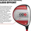 Performance Golf 357 Fairway Hybrid | Distance of A 3-Wood, Easy to Hit As A 7-Wood | Clean Contact from Any Lie | 21-Degree Loft | Carbon Fiber | Shaft Material: Graphite 
