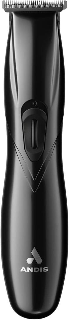 Andis 33785 Slimline Pro Corded/ Cordless Hair & Beard Trimmer, T-Blade Zero Gapped with Lithium-Ion Battery, Ear & Body Grooming – Black
