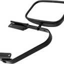 ECCPP Manual Telescopic Towing Mirror For Ford F150/Bronco (1980-1996) Black Textured Housing Replacement