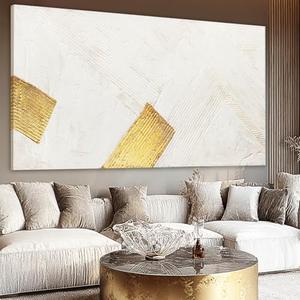 YJYart Simple Wall Decor Geometric Wall Paintings Modern Wall Decorations 29"x58" Wall Art for Living Room Large Hanging Art for Dining Room