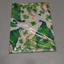 XCHI Gnomes Green Shamrocks Clovers Horseshoes St. Patrick's Day Round Placemats Set of 4 Table Mats for Party Home Kitchen Dining Table Decorations 14x14 Inch