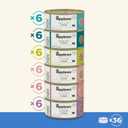 Applaws Natural Wet Canned Cat Food, Limited and Natural Ingreidents, High Protein with No Artificial Additives, Fish Selection in Broth (36 x 2.47oz Cans) (EXP 07/12/28)