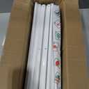 Mahjong Racks with Pushers, White Wooden American Mahjong Tile Pushers and Racks Set of 4, Mahjong Accessories (19.68 Inches), 19.68" L x 2.55" W x 1.06" H