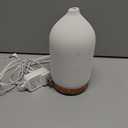 200ML Ceramic Essential Oil Diffuser - Ultrasonic Aromatherapy & Humidifier with 7-Color LED Lights, Auto Shut-Off, Wood Grain Base, 1H/3H/6H Timer | Scent for Home, Office, Yoga