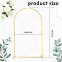 Arch Backdrop Stand 4FT Gold Wedding Balloon Arched Backdrop Stand Metal Arch Frame for Birthday Party Bridal Baby Shower Ceremony Decoration