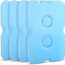 4/8 Pack Ice Packs for Lunch Boxes & Coolers, Slim Reusable Lunchbox Cooler for Women, Quick Freeze Space Saving Freezer Icepack, Long-Lasting Picnic Accessories Small Cold Pack, Travel Essentials (6.9" x 4.7" x 0.5"Suitable for lunchboxe)