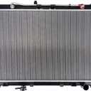 CU2898 Radiator, Compatible with 2006-2010 Sedona, 2007-2008 Entourage, Aluminum Automotive Replacement Radiator