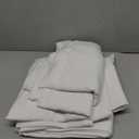 BGment Natural Linen Look Semi Sheer Curtains for Bedroom, Grommet Light Filtering Casual Textured Privacy Curtains for Living Room, 2 Panels (Each 60 x 84 Inch, Ivory Cream)