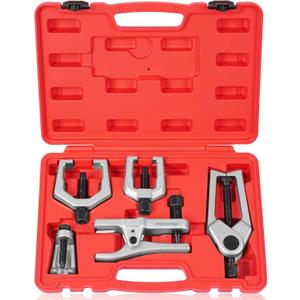 DAYUAN 5pcs Professional Front End Service Tool Kit, Pitman Arm Puller, Ball Joint Separator Tie Rod Remover Tool