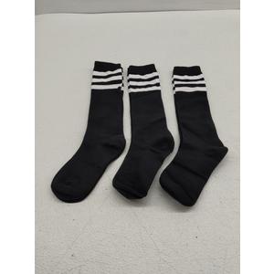 Black Socks 3pcs, 7"