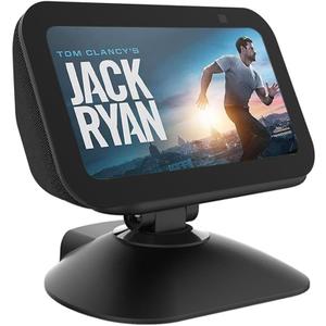 Dianves Adjustable Stand for Echo Show 5 (3rd Gen) Tilt + Swivel Stand Multi Angle Rotation Magnetic Anti-Slip Base for Show 5,Rotatable All Around Compatible with Mobile Phones (Black)