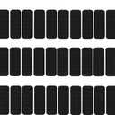 FINGUOLA 30 Pack Ceiling Fan Filters for Blades, Activated Coconut Carbon Fan Filter for Ceiling Fan, Easy-Stick Universal Air Filter for Common Household Contaminants, 10"D x 3.5"W x 0.2"H