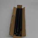 Shower Curtain Rod Adjustable 43-78 inch, 1"Diameter Spring Tension Curtain Rod No Drill, Anti-Rust Non-Slip Shower Rod, Black Shower Curtain Rod for Bathroom Tension