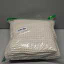 H.VERSAILTEX Waffle Bath Mat Super Absorbent Bathroom Mats Non Slip Bath Rugs for Bathroom Floor Machine Washable Ultra Soft Bathroom Rugs for Beside Tub, (32 x 20 Plus 24 x 60 - Inches, Ivory)