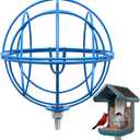 Metal Suet Ball Holder for Bird Buddy Smart Feeders & Others with 5mm Screw Hole for Accessory, Compatible with BirdBuddy Feeders, Durable Add-on Accessory (Blue)