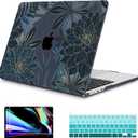 Mektron for 2026 MacBook Air 13-inch M5 Laptop Case A3449 with 13.6-inch Liquid Retina Display Fits 2025 A3240 M4 2024 A3113 M3 2023 A2681 M2 Printed Shell for MacBook Air 13.6", Dahlia Flower C035