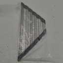 Triangular Dish Drying Rack, Sponge Holder for Kitchen Sink Multipurpose Over The Sink Aluminum Draining Rack Non-Slip, Easy to Clean and Space Saving, Triangular 16 x 9.5inch Matte Grey