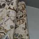 Brown Large 9x12 Area Rugs for Living Room Rug Bedroom Rug-Carpet Washable Neutral Moody Vintage Traditional Dining Room Rugs Office Soft Comfortable Non Slip