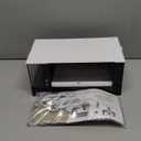 1/64 Scale Diecast Display Case for Hot Wheel Storage with LED Lights, Stackable Electric Garage with Voice Control, 3 Replaceable 3D Scenes Parking Lot Diorama for Model Cars (Black)