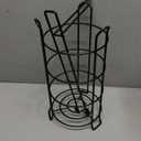 TomCare Toilet Paper Holder Toilet Paper Stand and Dispenser for 3 Spare Rolls Metal Wire Free-Standing Toilet Tissue Paper Roll Storage Shelf Bathroom Accessories Storage Organizer Black