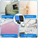 20 Pack Vinyl Squeegee with Felt Edge, 4 Inch Car Vinyl Scraper Decal Applicator Window Tint Wallpaper Smoothing Tool for Car Wrap Window Tint Wallpaper Professional Scratch Free Squeegee